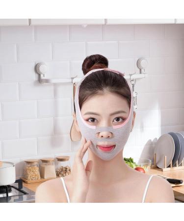 Double Chin Strap | Double Chin Reducer - Double Chin Reducer Face Lifting Belt Chin Strap for Double Chin for Women Face Belt Tightening Skin Preventing Sagging Face Lift Tape Tmay Printed - Buy Online on GoSupps.com