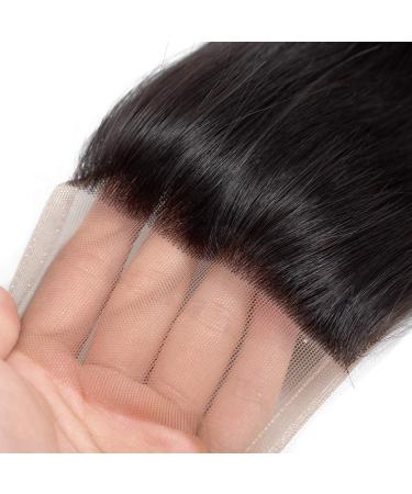 Straight Human Hair 4x4 HD Lace Closure Brazilian Hair Human Hair Closure for Black Women Natural Remy Hair Soft Swiss Lace Closure 12 Inch 12 Inch 4x4 Lace Closure - Buy Online on GoSupps.com