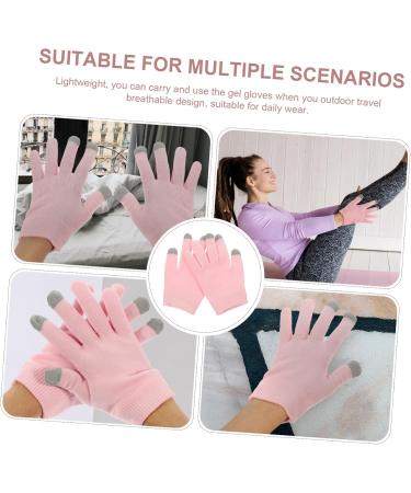 minkissy 1 Pair Pink Gloves Gel Hand Moisturizing Gloves Hand Lotion Gloves Hand Moisturizer Gloves Lotion Moisturizing Gloves Moisturizing Gloves for Women Cotton Ordinary Essential Oil 21x14cm Pink - Buy Online on GoSupps.com