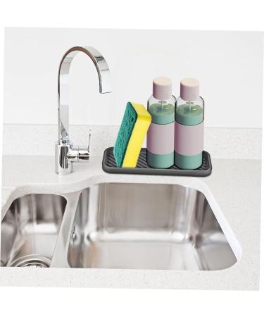 Ciieeo 10 Pcs Silicone Frame Cleaning Sponge Holder Sink Sponge Holder Sponge Holder with Drain Portable Sinks Kitchen Sink Organizer Soap Dish Soap Holder Silica Gel Rectangle Travel - Buy Online on GoSupps.com