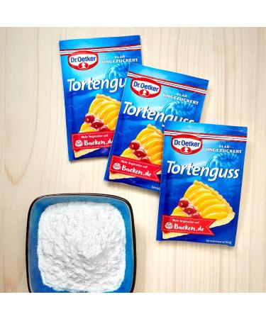 Dr Oetker Tortenguss Cake Glaze Clear 3X 12G - Buy Online on GoSupps.com