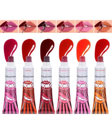 Peel off peel off lipstick stain | 6x long-lasting stain | waterproof lip gloss long-lasting waterproof lip gloss for gatherings  - Buy Online on GoSupps.com