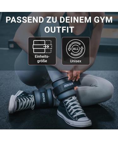 ROCSIX Adjustable Foot Loop Cable Trainer - Padded Gym Foot Cuffs for Cable Machines - Perfect for Kickback & Strength Training - Buy Online on GoSupps.com