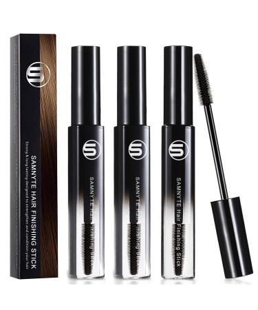 Samnyte Hair Finishing Stick (3 PackS)Fly Away Hair Stick for Broken Hair & Baby Hair 3 Seconds Fast-Acting Quick Smooth Slick Stick Long-Lasting Flyaway Frizzy Hair Tamer with Natural Plant Extracts 20 g (Pack of 3)