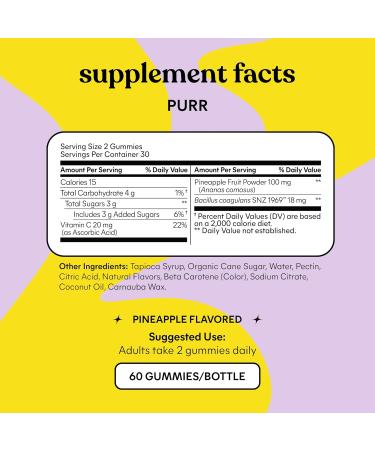 Lemme Sleep & Purr Bundle - Sleep Gummies a Drug-Free Nighttime Aid & Purr Vaginal Probiotic Gummies for Women - Gluten Free Gelatin Free Non-GMO - 60 Count Each - Buy Online on GoSupps.com