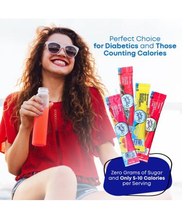Bools Crystal Light Variety Pack - 60 Count Singles On-the-Go Packets - Low-Calorie Sugar-Free Drink Mix - Lemonade, Fruit Punch, Raspberry & Wild Strawberry Flavors - 0.08 oz per Packet - Buy Online on GoSupps.com