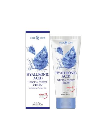 Shop DearDerm Hyaluronic Acid Neck & Chest Cream 3.4fl.oz - Revitalize Your Skin | International Shipping Available - Buy Online on GoSupps.com