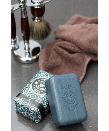La Chatelaine Large Shea Butter Bar Soap - Deep Blue Sea | Natural, Organic, Triple Milled | Made in France - Buy Online on GoSupps.com