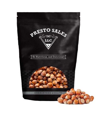 Presto Sales Hazelnuts (Filberts) Raw In Shell 80 oz | Non-GMO, Natural Healthy Snack | Gluten Free, Keto/Paleo Friendly | Resealable 5 lbs Bag 5.0 Pounds