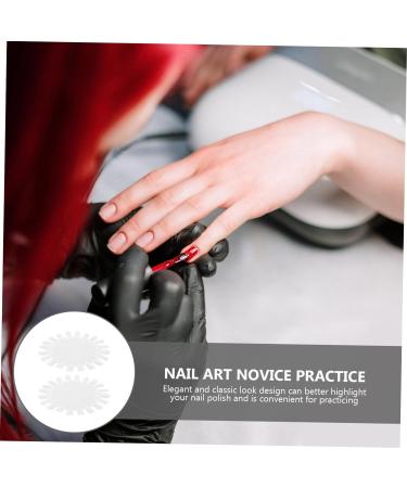 POPETPOP 2 Sets Nail Color Card Nail Polish Color Chart Nail Sample Sticks Nail Color Display Board False Nail Art Tips Display Nail Sample Color Board Plastic Abs Exercise Board Manicure - Buy Online on GoSupps.com