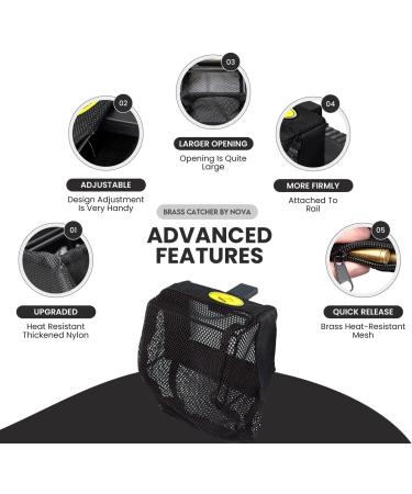 NOVA Brass Catcher with Picatinny Rail Mount and Heat Resistant Mesh - Shell Catcher for Reloaders - Buy Online on GoSupps.com