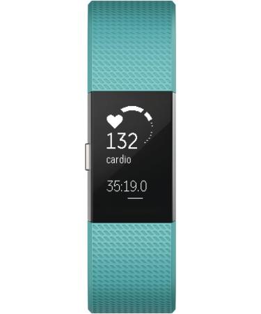 Renewed Fitbit Charge 2 Heart Rate + Fitness Wristband - Teal Small (5.5 - 6.7 Inch) - Buy Online on GoSupps.com