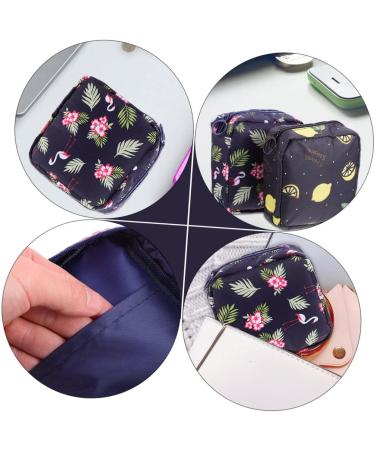 HEALLILY 32 Pcs Sanitary Napkin Storage Bag - Cute Coin Purse for Women - Period Pad Holder - Navy - 13x13x2.8cm - Buy Online on GoSupps.com