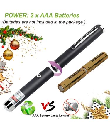 3 PCS Long Range Dot Clicker Toy Pen for Indoor Interactive Teaching - Green Red Violet | Cat Puppy Kitten Lazer Toy | Bright Clicker for Dog Cat Training Exercise - Buy Online on GoSupps.com
