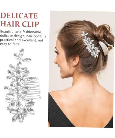 Angoily Crystal Hair Accessories Tiara Hair Pin Hair Clip Rhinestone Bobby Pins Hair Barrettes Rhinestone Hair Side Comb Bridal Hair Side Comb Zinc Alloy Hair Comb Wedding Bride - Buy Online on GoSupps.com