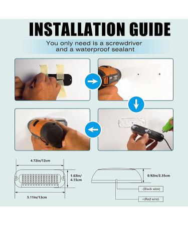 BASIKER BS4 Marine LED Boat Light - 3000LM Blue, IP68 Stainless Steel, Surface Mount for Cruise Ships, Yachts, Boats - 10-36V - Buy Online on GoSupps.com