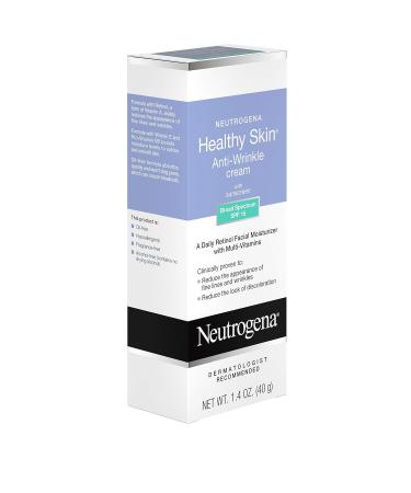Neutrogena Healthy Skin Anti-Wrinkle Cream with SPF 15 - Original Formula 1.4 oz | Anti-Aging Sunscreen - Buy Online on GoSupps.com