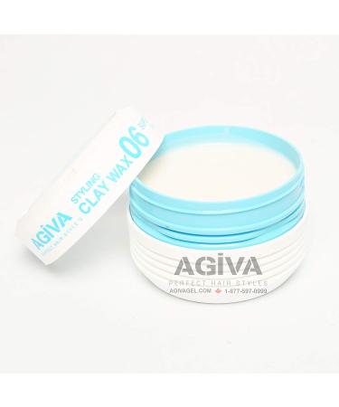 Agiva Hair Styling Fiber Clay Wax 06 - Medium Hold & Natural Finish | 6oz - International Shipping Available - Buy Online on GoSupps.com
