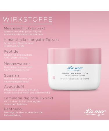  La Mer First Perfection Pure Glow Regenerating Night Cream - Anti-aging effect - Moisturizing and soothing - For a youthful complexion - 50 ml - Buy Online on GoSupps.com