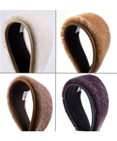 4 Pairs Thick Warm Shoe Inserts for Women - Fleece Shearing Faux Wool Insoles for Winter Boots & Slippers - Size 8 M US/Men's 7 M US - Buy Online on GoSupps.com