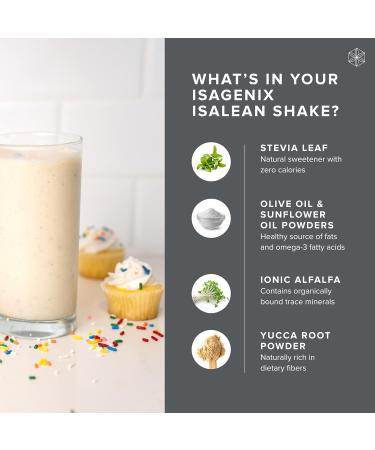 Isagenix IsaLean Shake Packets 840g - Birthday Cake Flavor - Buy Online on GoSupps.com