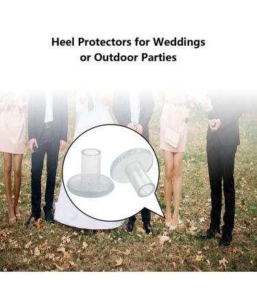 CBTONE High Heel Protectors - 15 Pairs Clear Stoppers for Women's Shoes | Grass Protection & Repair Caps for Outdoor Events (S/M/L) - Buy Online on GoSupps.com