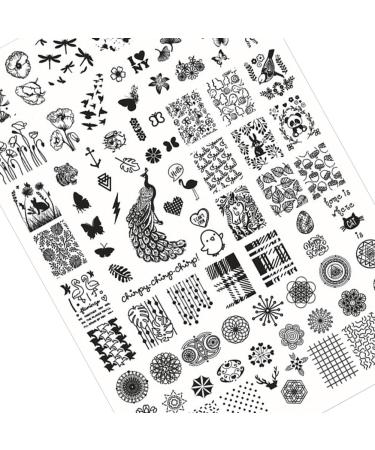 Nail Stamping Plate - Multi-Pattern Nail Art Template & Tool for Creative Designs | International Shipping - Buy Online on GoSupps.com