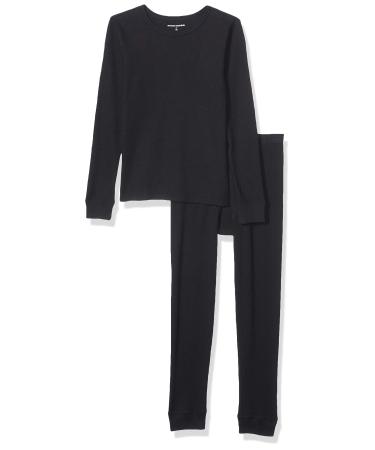 Amazon Essentials Boys and Toddlers' Thermal Long Underwear Sets Small Black