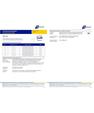 Mull Bandages 10cm x 4m | 20 Pieces Elastic Latex-Free High-Stretch Binding Fixing Bandage - Buy Online on GoSupps.com