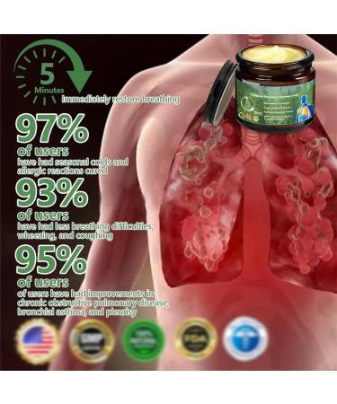 Mullein Clear Lung Repair Cream Lung and Respiratory Cleansing Cream Clear Lungs Extra Strength Clear Lung Cream for Improve Lung Health Mullein Lung Cream for Lungs and Mucus Relief Support (2) - Buy Online on GoSupps.com