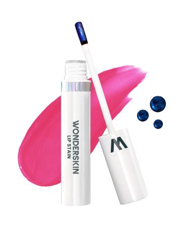 Wonderskin Wonder Blading Lip Stain Masque Long Lasting Lip Tint Transfer Proof Matte Finish Waterproof Formula (Neon Rose Masque) Neon Rose Stain & Go - Buy Online on GoSupps.com