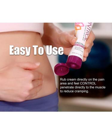 Control Menstrual Cramp Relief Cream 3 oz - Fast Pain Relief Formula - Buy Online on GoSupps.com