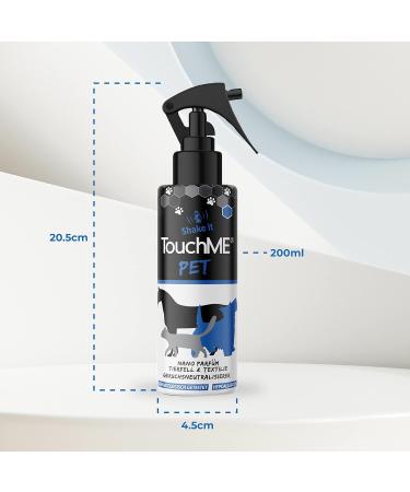 TouchMe Odor Remover Spray for Pets | 200ml Textile Freshener | Eliminates Animal Smell & Fur Care for Dogs Cats & Horses - Buy Online on GoSupps.com