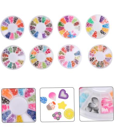 Healeved 48 Boxes Soft Pottery Nail Accessories Charms Clay Diy Patch Nail Decoration Fruit Slices for Nail Art Diy Craft Flatback Nail Embellishments Cartoon Nail Flakes Polymer Clay 3d - Buy Online on GoSupps.com