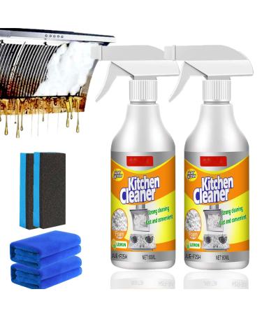 Sciasi Kitchen Foam Cleaner Sciasi Foam Cleaner Kitchen Sink Foam Cleaner All-Purpose Kitchen Pots And Pan Cleaner (2Pcs)