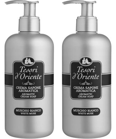 Tesori d'Oriente Muschio Bianco Liquid Soap White Musk 300ml x1 - Buy Online on GoSupps.com