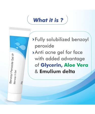 Salve Benxop Benzoyl Peroxide 5% Pimples Cream 20gm - Fast-Acting Treatment for Acne - Buy Online on GoSupps.com