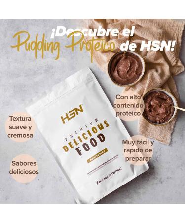 Pudding prot in de HSN | Saveur caf au lait 1 kg 25 prises par paquet | Avec prot ines de lactos rum | Tr s facile pr parer | Faible en calories sans sucre ajout | Non-OGM v g talien sans Caf 1 kg (Paquete de 1) - Buy Online on GoSupps.com