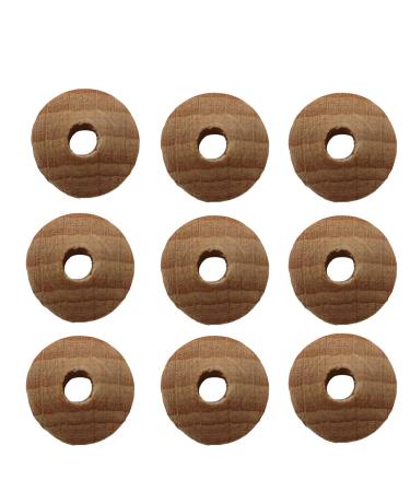 100pcs Beech Wooden Abacus Beads Unfinished DIY Handmade Mom Necklace Making Family Charm Decoration - Buy Online on GoSupps.com