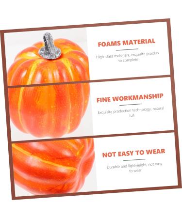 Alipis 20 Pcs Pumpkin Ornaments Lifelike Pumpkins Decor Halloween Layout Pumpkin Halloween Party Decor Mini Pumpkins for Decorating Decor for Home Realistic Pumpkin Reward Foam Artificial - Buy Online on GoSupps.com