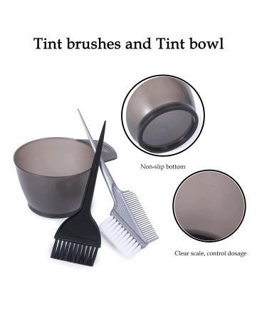 HYOUJIN Hair Dye Brush and Bowl Kit - Professional 9PCS Hair Bleach Highlighting Colouring Set - Salon Quality DIY Beauty Tool Set - Buy Online on GoSupps.com