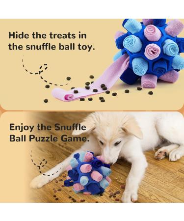 Buy Larimuer Sniffing Ball for Dogs Interactive Snuffle Toy for Small & Medium Pets | Portable Mythical Blue Design - Buy Online on GoSupps.com