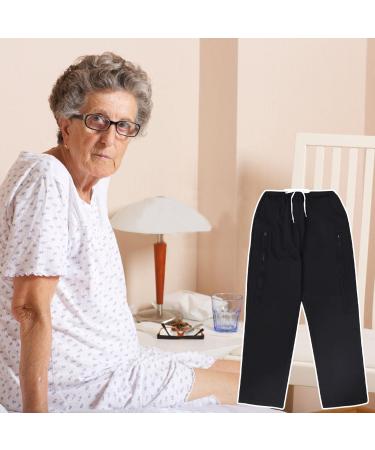 Catheter Pants for Men & Women | Thicken Warm Catheter Leg Bag Holder with Double Zippered Pockets for Nephrostomy & Cystostomy | Durable Catheter Supplies - Buy Online on GoSupps.com