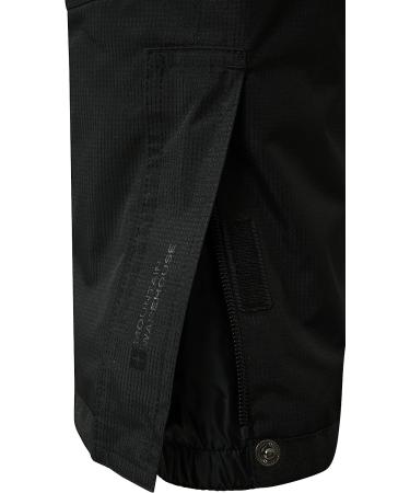 Mountain Warehouse Raptor Kids Snow Ski Pants - Black, 9-10 Years | Detachable Suspenders - Buy Online on GoSupps.com