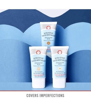 First Aid Beauty Ultra Repair Tinted Moisturizer SPF 30 1.0 oz - Light | Colloidal Oatmeal & Hyaluronic Acid - Buy Online on GoSupps.com