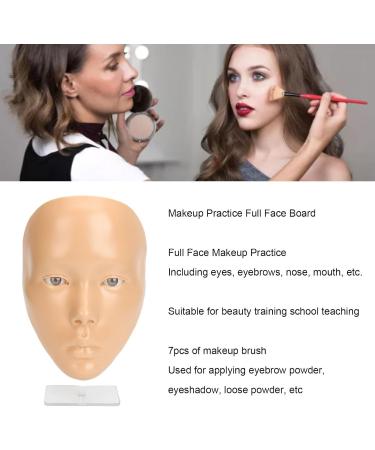  Tixiyu Reusable silicone makeup board with 7 makeup brushes and 20ml cleansing oil for beginners or professionals (wheat skin) - Buy Online on GoSupps.com