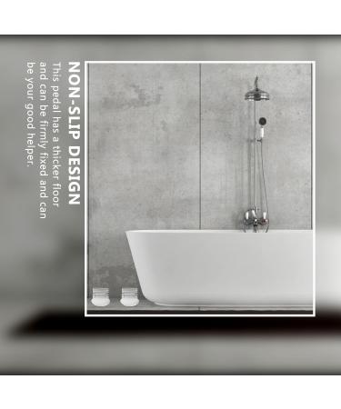 Repose-pied de Antid rapant en Acier Inoxydable Argent P dale Simple pour Femmes Enceintes et Personnes g es Accessoire Salle de Bain S curis et Pratique Usage Domestique - Buy Online on GoSupps.com