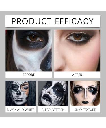 Water Based Makeup Cream Body and Face Paint - Body Cream Full Coverage Foundation Paint Washable Face Paint for Vampire Squeele Costume - Buy Online on GoSupps.com