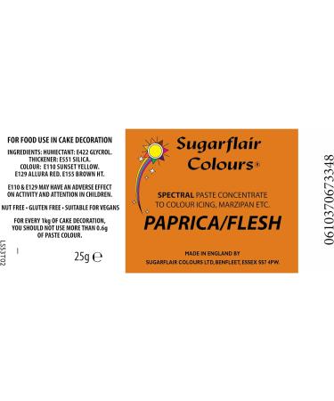 Paprika Spectral Paste by Sugarflair 25g - Buy Online on GoSupps.com