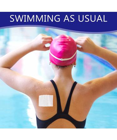 100 Transparent Stretch Adhesive Bandages - Waterproof Film Dressing (4 x 5 Inch) - Buy Online on GoSupps.com